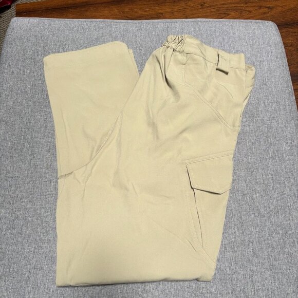 Mens Tactical Cargo Pants Water Resistant Hiking Outdoor Work Pants Multi Pocket - Picture 4 of 10